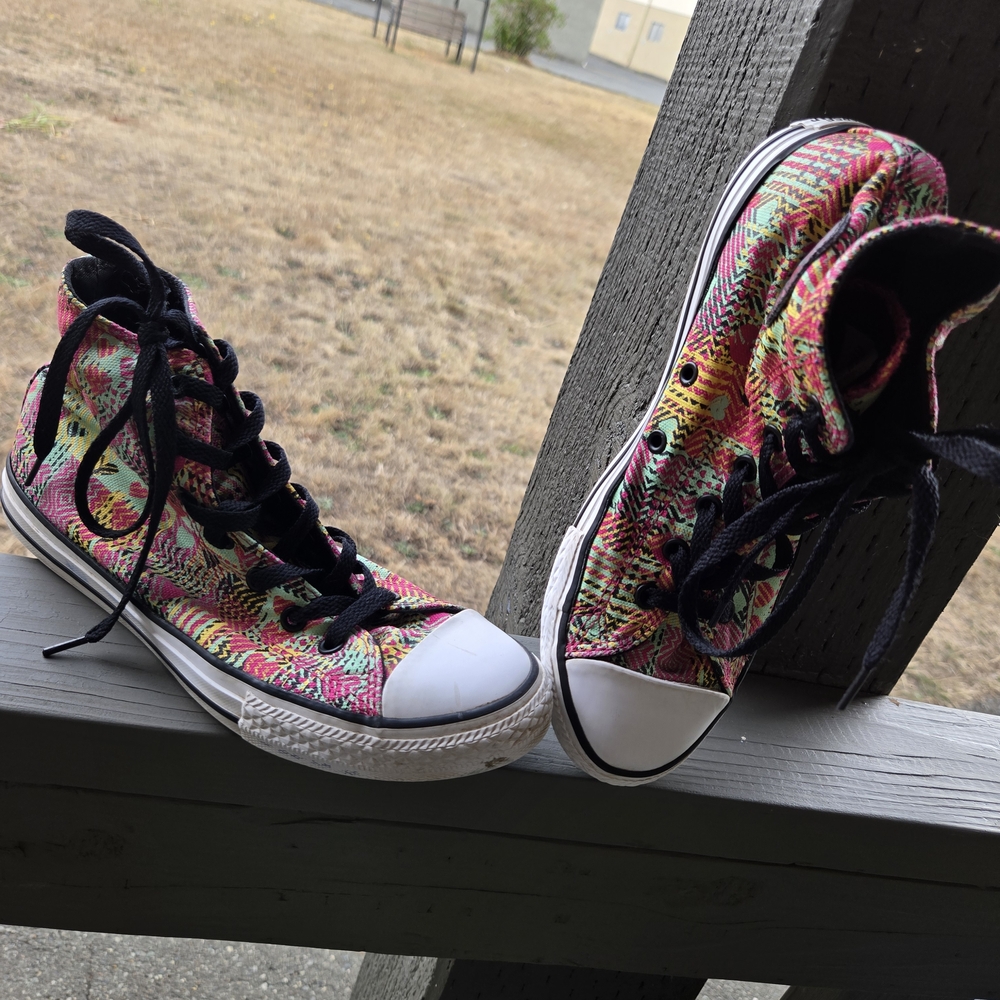 Converse Multicolor High-Top Sneakers